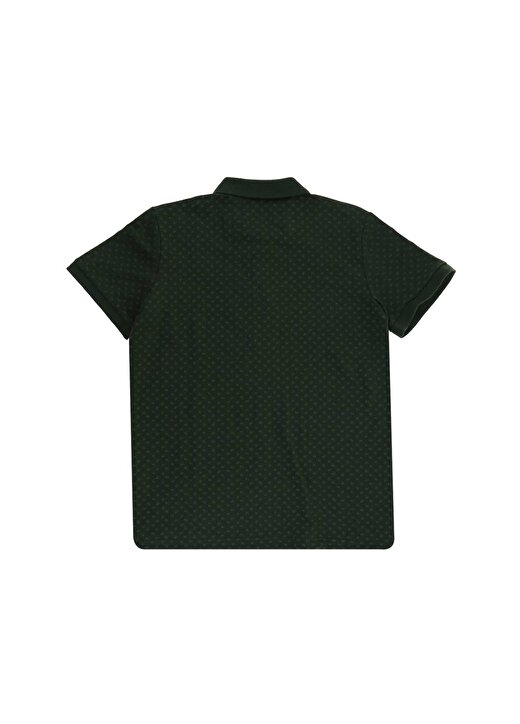 Lee Cooper Baskılı Koyu Yeşil Erkek Polo T-Shirt 202 LCM 242048 NATURE POLO K.YESIL 2