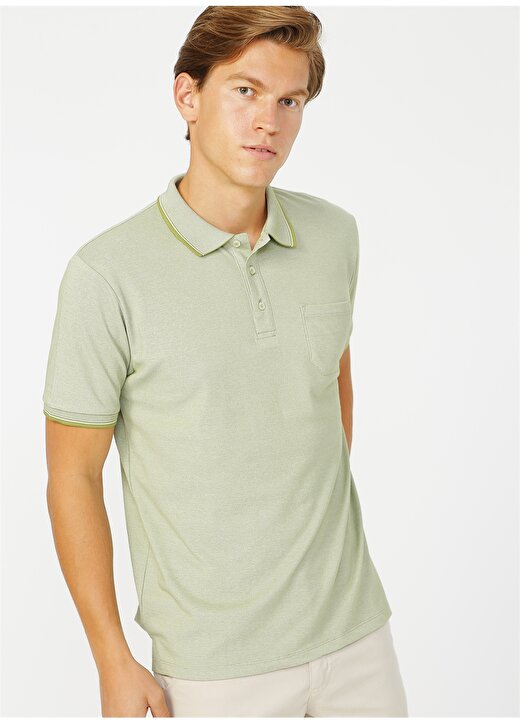 Altınyıldız Classic Yeşil Erkek Polo T-Shirt 3