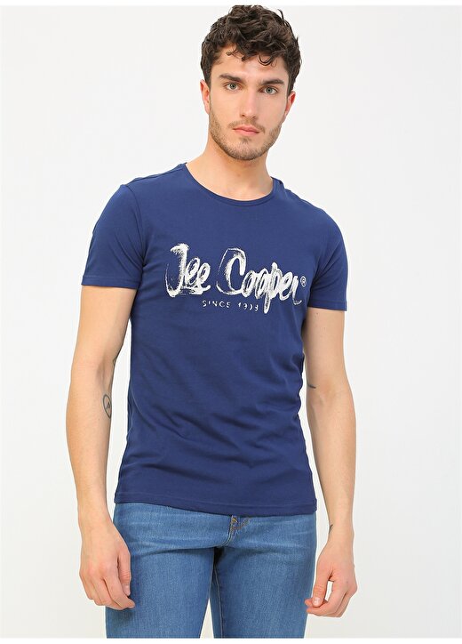 Lee Cooper İndigo Baskılı T-Shirt 1