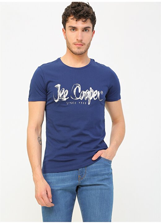 Lee Cooper İndigo Baskılı T-Shirt 3