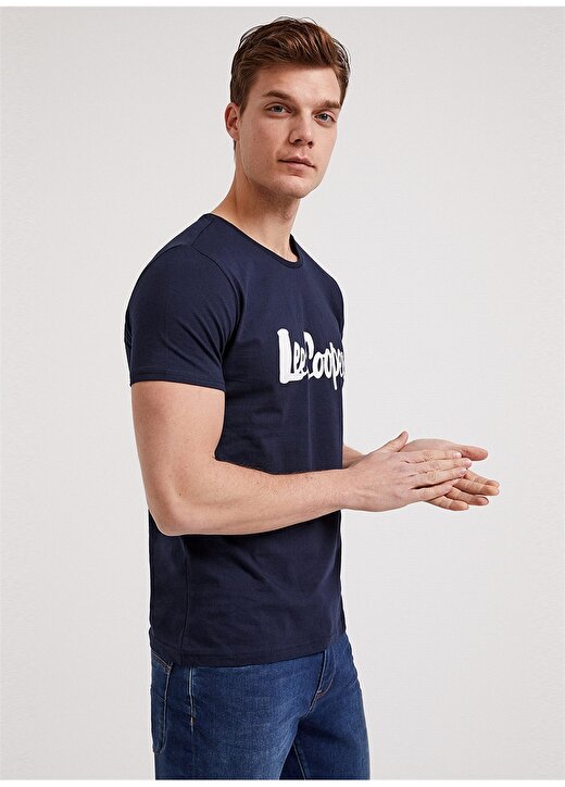 Lee Cooper Londonlogo Koyu Lacivert T-Shirt 3