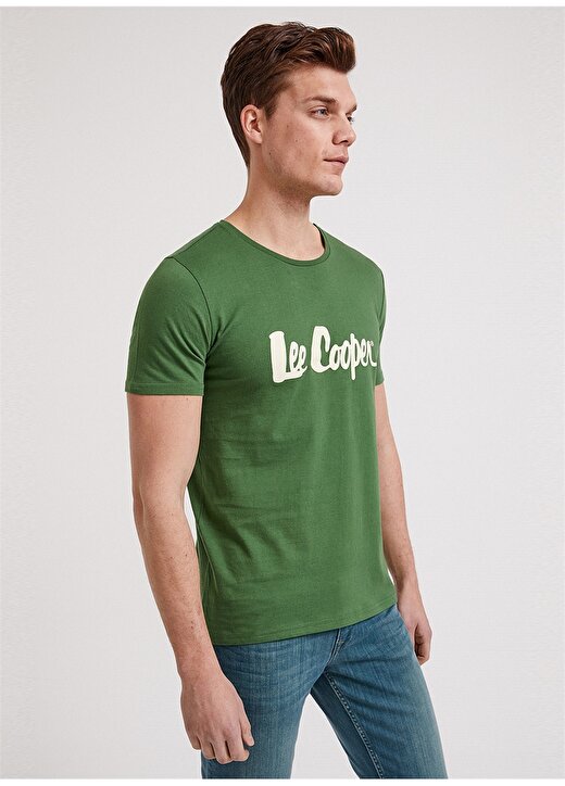 Lee Cooper Londonlogo Yeşil T-Shirt 3