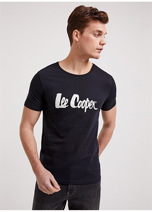 Lee Cooper Londonlogo Siyah T-Shirt 2