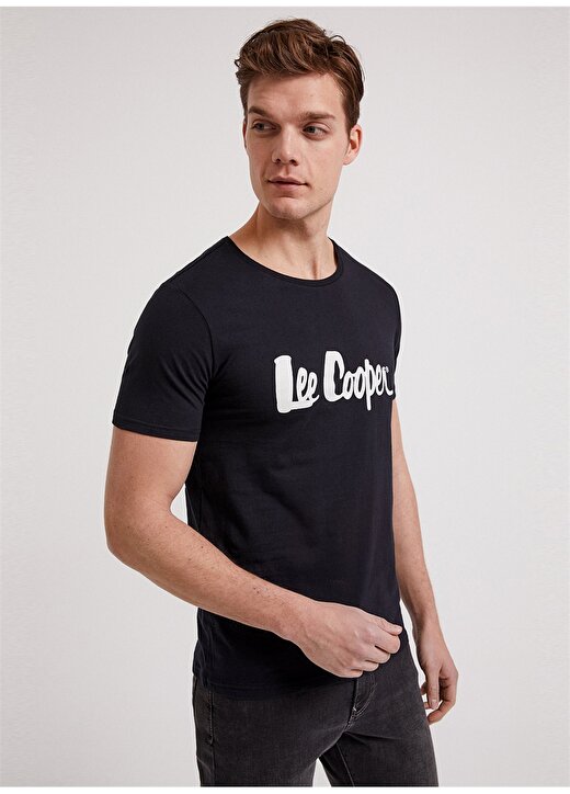 Lee Cooper Londonlogo Siyah T-Shirt 3