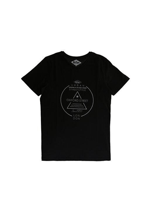 Lee Cooper Street Vintage Siyah T-Shirt 1