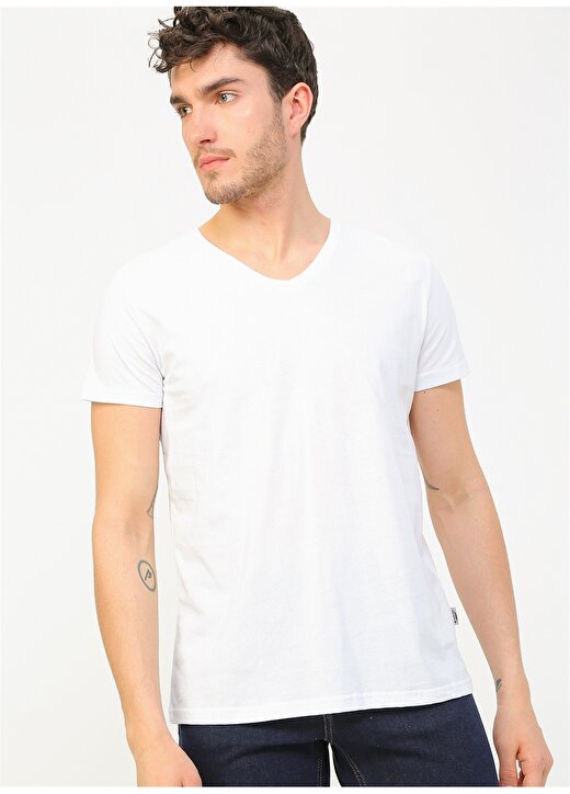 Lee Cooper Beyaz T-Shirt 1