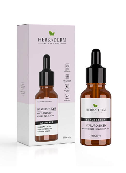 Herbaderm Superserum Hyaluronık 3D 30 Ml 1