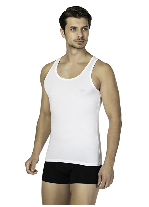 Ds Damat Beyaz Erkek İç Giyim Atlet DS0201 2