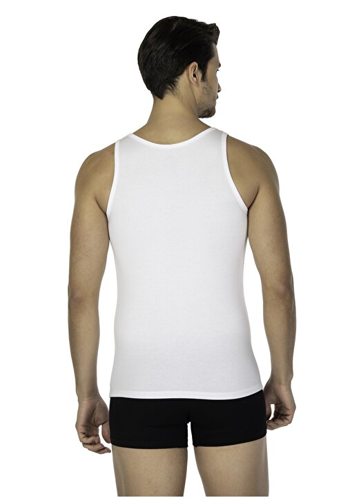 Ds Damat Beyaz Erkek İç Giyim Atlet DS0201 3