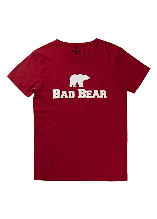 Bad Bear Bisiklet Yaka Kırmızı Erkek T-Shirt 2