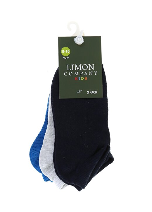 Limon 3''Lü Çok Renkli Erkek Çocuk Spor Çorap 1