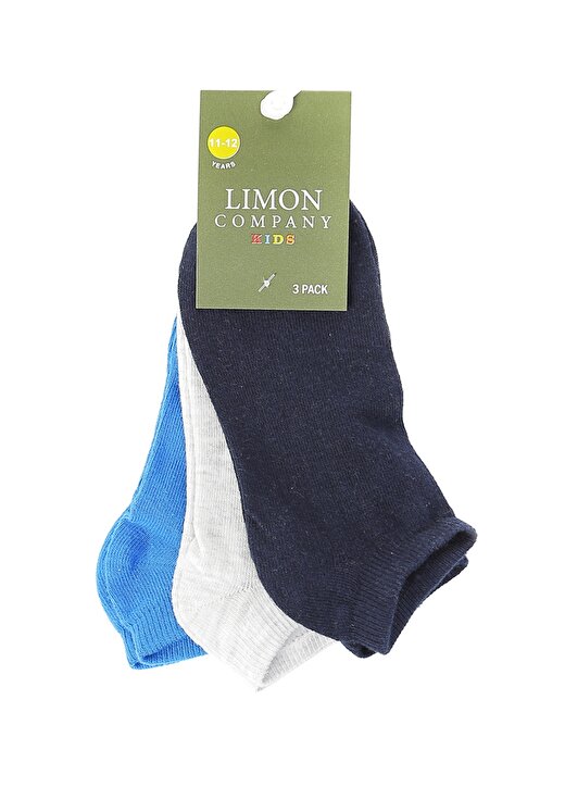 Limon 3''Lü Çok Renkli Erkek Çocuk Spor Çorap 2
