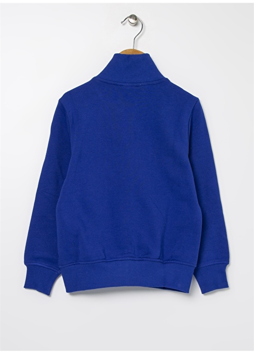 Benetton Düz Erkek Çocuk Saks Sweatshirt 322113J68C5196 3