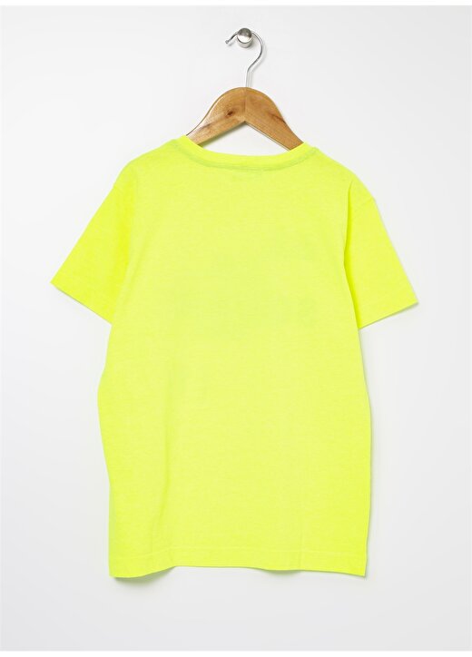 Benetton Fosforlu Sarı T-Shirt 2