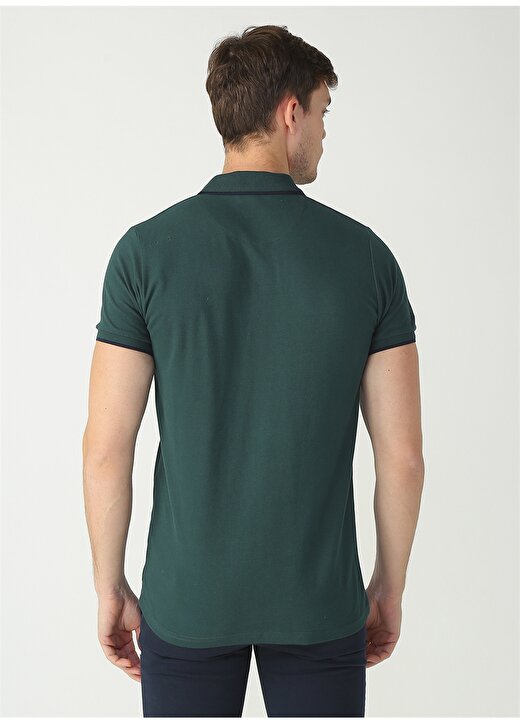 Centone Polo Yaka Cepsiz Yeşil Erkek T-Shirt 4