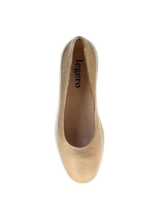 Legero Kadın Altın Düz Ayakkabı 4