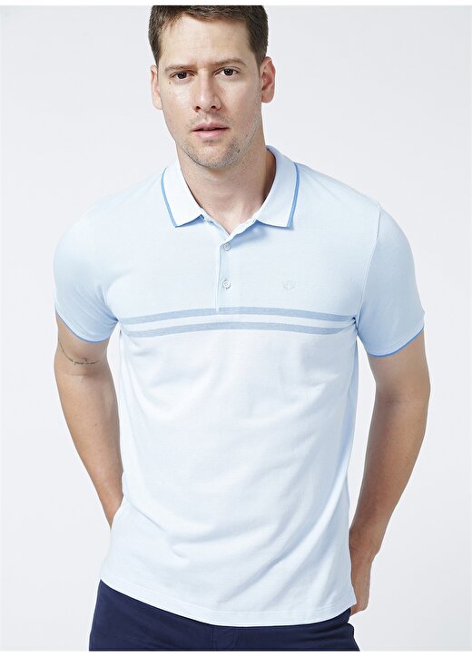 Beymen Business Polo Yaka Açık Mavi T-Shirt 2