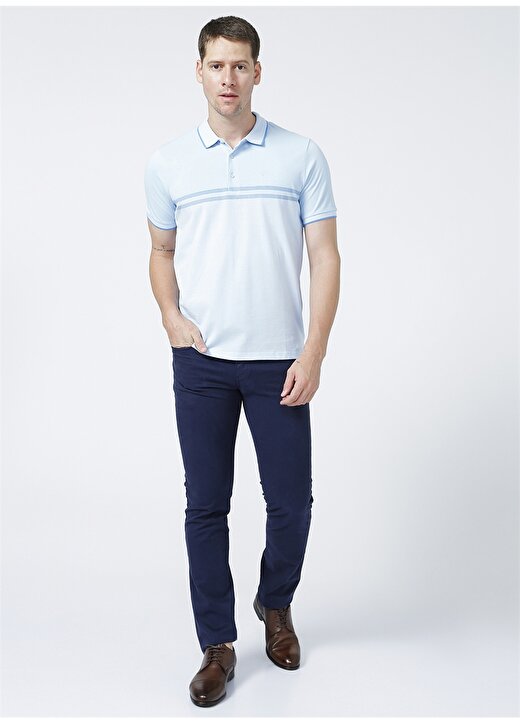 Beymen Business Polo Yaka Açık Mavi T-Shirt 3