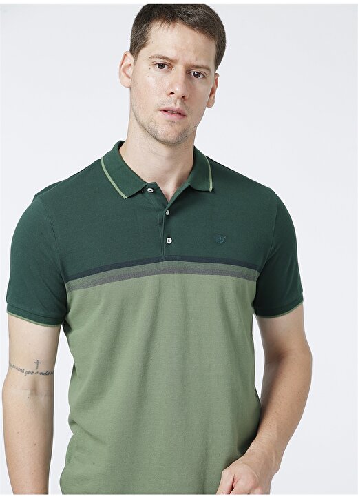 Beymen Business Polo Yaka Yeşil T-Shirt 3