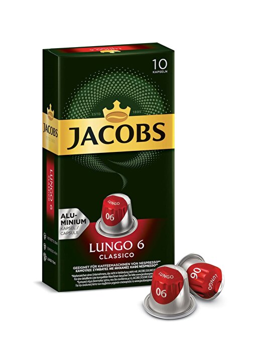 Jacobs Kapsül Kahve Lungo 6 1