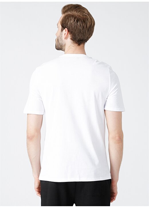 Ds Damat Bisiklet Yaka Beyaz Erkek T-Shirt 4