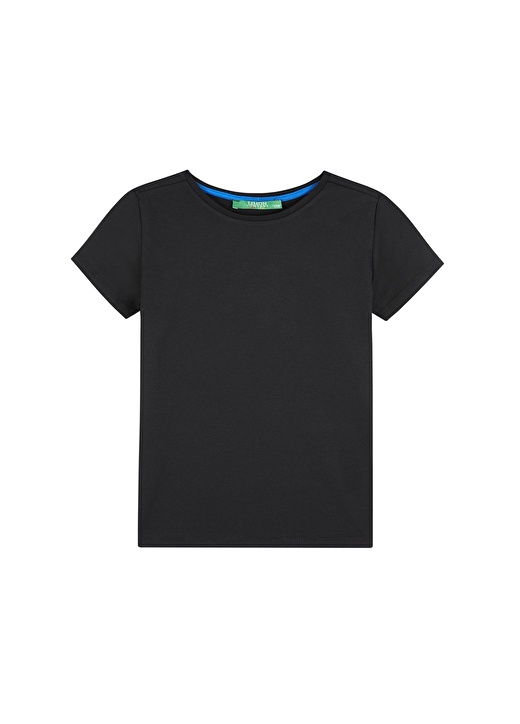 Limon Düz Siyah Erkek Çocuk T-Shirt 1