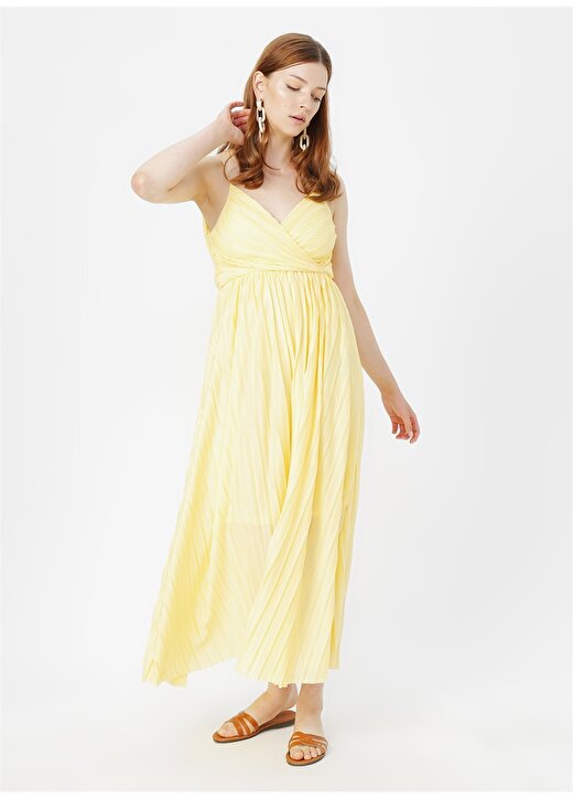 Only Sarı Kadın Elbise 1