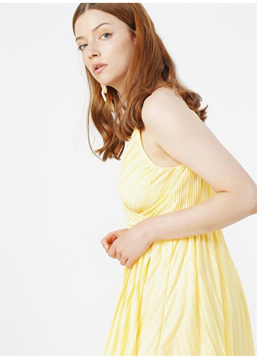 Only Sarı Kadın Elbise 2