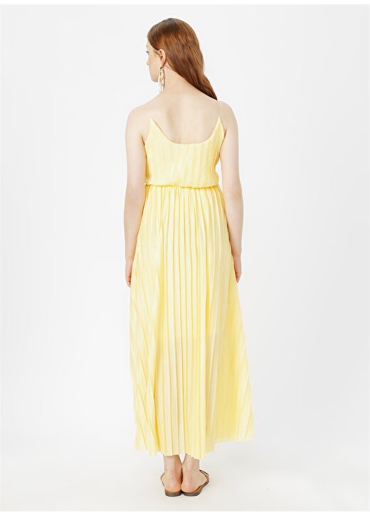 Only Sarı Kadın Elbise 4