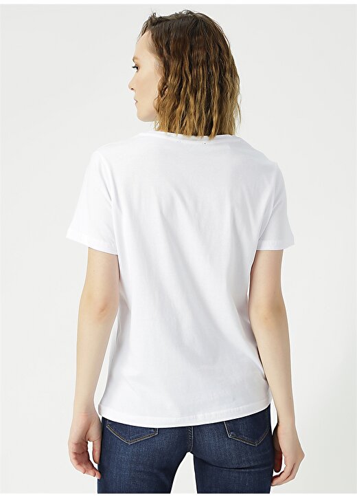 Limon Beyaz Kadın T-Shirt 2