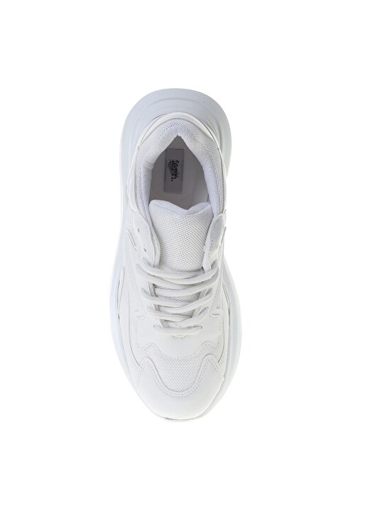 Fern Suni Deri Beyaz Sneaker 4