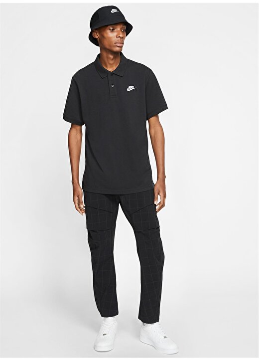 Nike Siyah Erkek Polo T-Shirt CJ4456-010 NSW CE POLO MATCHUP PQ 1