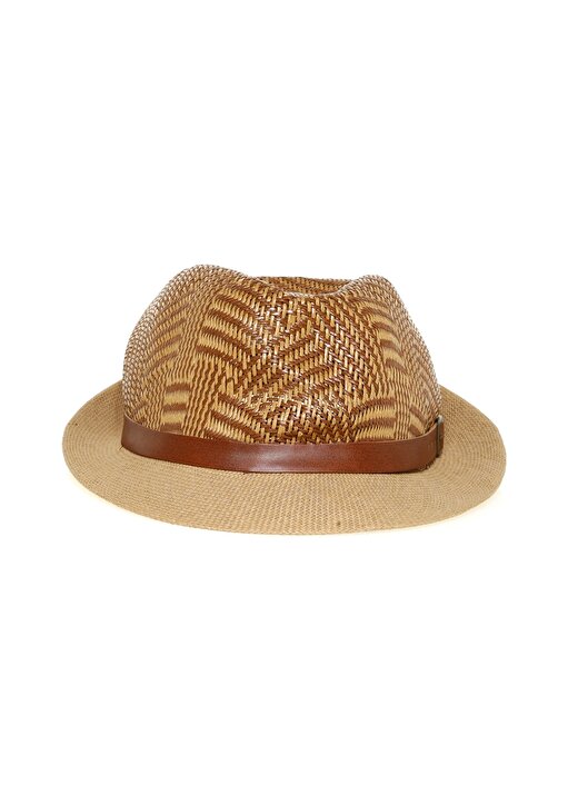 Fonem Hasır Kahverengi Erkek Şapka 1