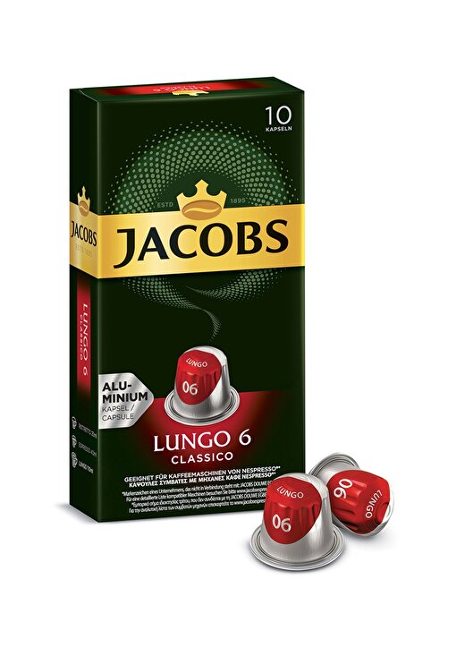 Jacobs Lungo 6 Ile Patiswiss Classic Selection 1 Çikolata Hediye Kutusu 4