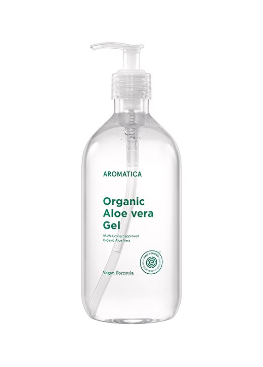 Aromatica %95 Organic Aloe Vera Gel Jumbo - 500 Ml Organik Aloe Vera Jeli 1