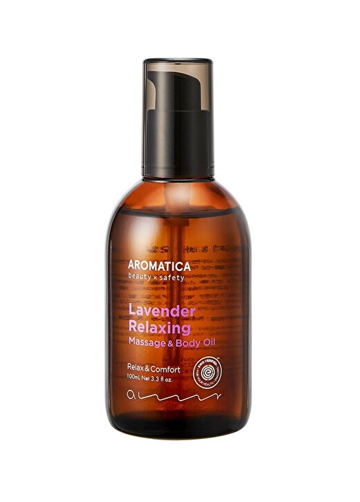 Aromatica Lavender Relaxing Massage & Body Oil - Lavanta Rahatlatıcı Masaj&Vücut Yağı 1
