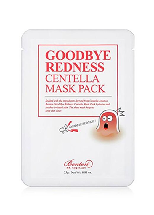 Benton Goodbye Redness Centella Mask Pack - Yatıştırıcı Kâğıt Maske 1