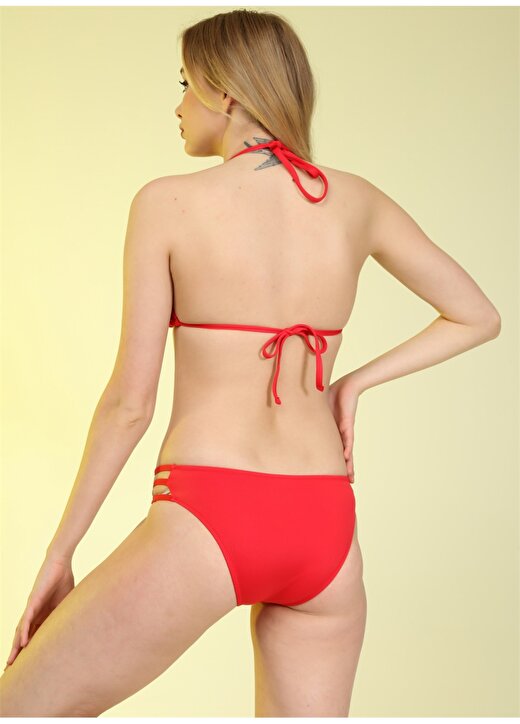 Bellisa Boyun Ve Sırt Bağlamalı Kırmızıkadın Bikini Takım 1