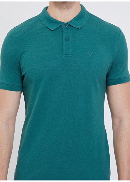 Loft 021171 Koyu Yeşil Erkek Polo T-Shirt 2