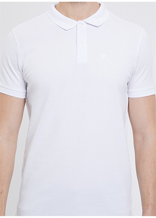 Loft 021171 Beyaz Erkek Polo T-Shirt 2