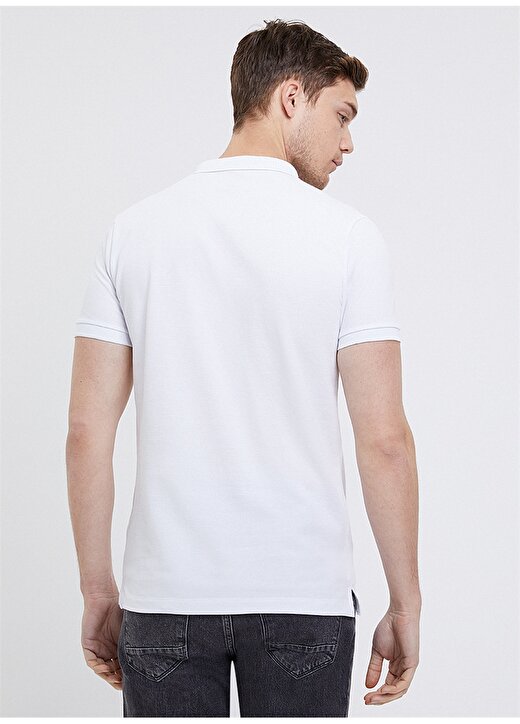 Loft 021171 Beyaz Erkek Polo T-Shirt 3