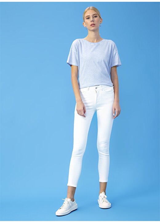 Derin Mermerci DM X Boyner Skinny Beyaz Denim Pantolon 1
