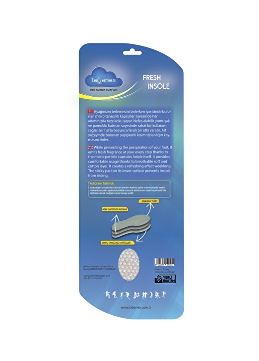 Tabanex Tabanlık FRESH INSOLE (FOR MAN ) 2