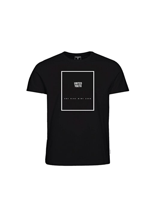 Jack & Jones Siyah Erkek T-Shirt 1