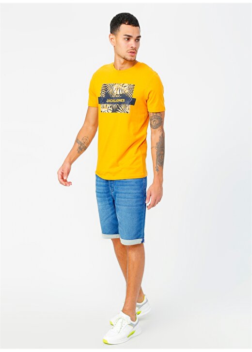 Jack & Jones Sarı Erkek T-Shirt 2