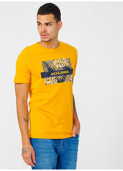 Jack & Jones Sarı Erkek T-Shirt 3