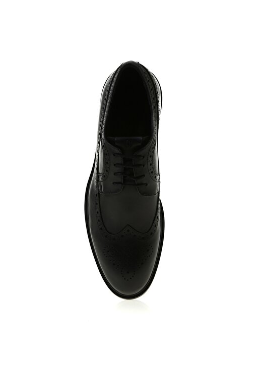 Fabrika Deri Siyah Erkek Klasik Ayakkabı M10-JOSEPH 4