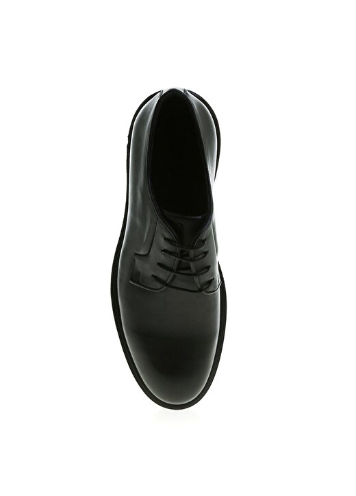 Fabrika Deri Siyah Erkek Klasik Ayakkabı M11-ALAGOAS 4
