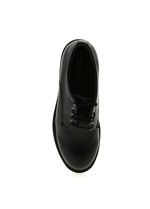 Fabrika Siyah Kadın Düz Ayakkabı L22-REMUS 4