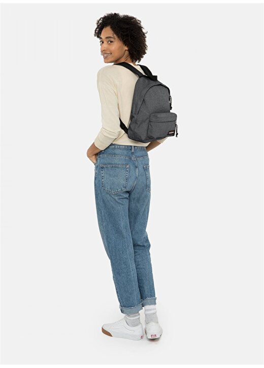 Eastpak Orbit Ön Cep Detaylı Fermuarlı Koyu Gri Unisex Sırt Çantası 4